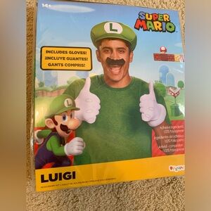 BRAND NEW Luigi Halloween costume for age 14+